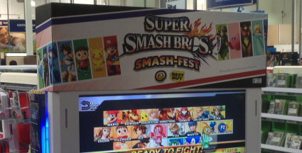 Super Smash Bros. for Wii U at Best Buy store