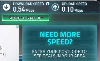 My internet's not great. Here's the proof.