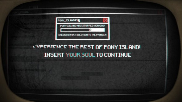Pony Island Error Message