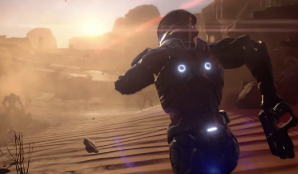 Details are still scarce on Mass Effect Andromeda, making a 2016 release feel slightly optimistic. At the very least it looks as though it'll have lens flare that'd make JJ Abrams proud though