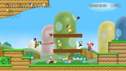 New Super Mario Bros. Wii appealed to casual gamers and old-schoolers alike with its 2D style and 3D visuals.