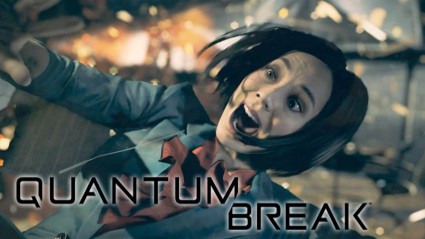 It's not all about COD and FIFA, although I'm not entirely sure what Quantum Break is about. She seems upset about something though...