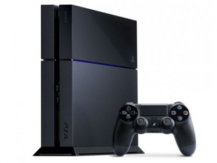 What you've all been waiting for, a picture of the PS4 hardware. Yay, another black plastic box! Didn't see that coming...