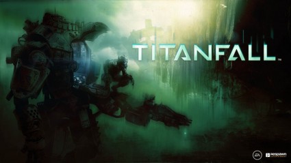 "Prepare for Titanfall". Very cool, who doesn't love a big mechsuit?!
