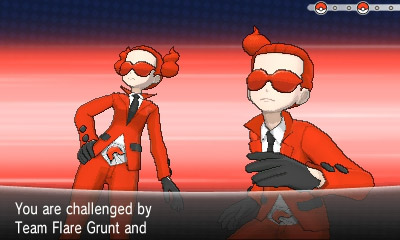 The garish Team Flare are the pain in your butt in X & Y.