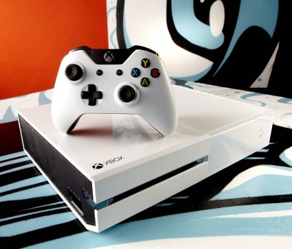The Sunset Overdrive bundle comes with a white Xbox One